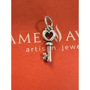 James Avery Mini Key Charm Sterling Silver 925